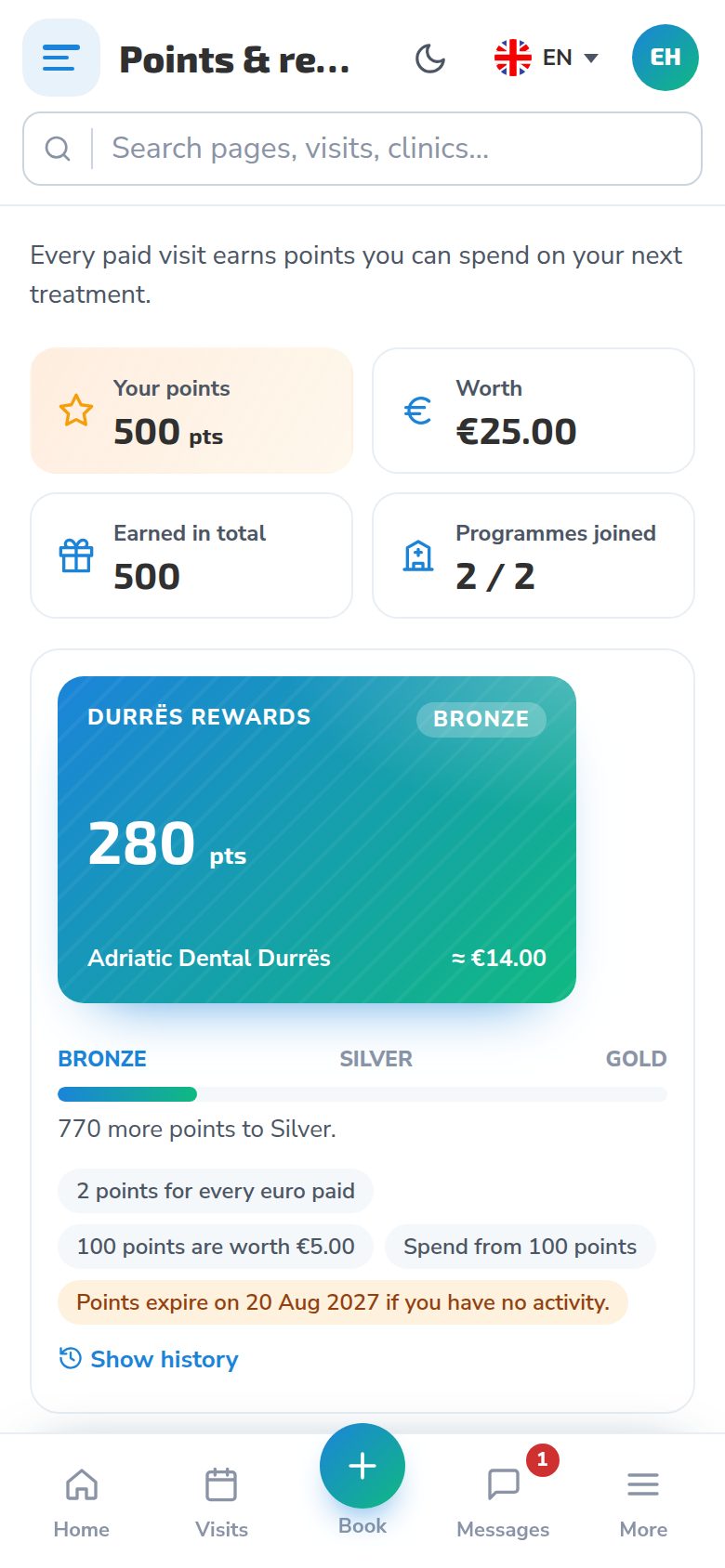 Loyalty points